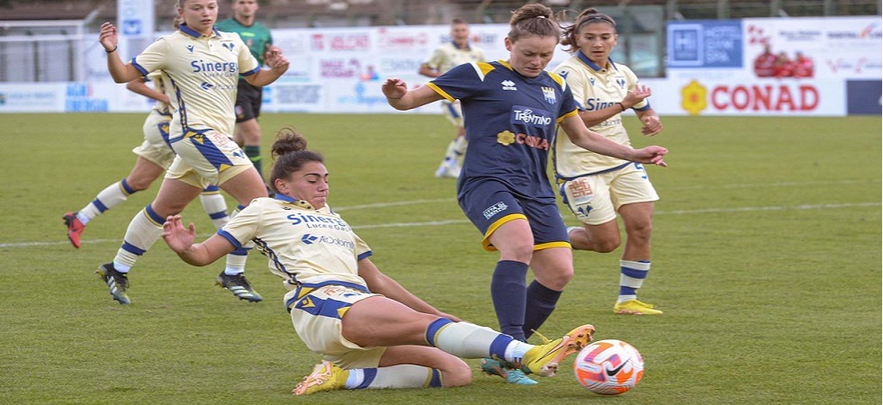 Calcio serie B, tutto facile per l'Hellas Verona Women